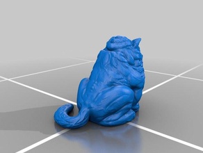 lion sculptures 3d print model - Mito3D
