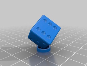 magnetic space dice 3d print model - Mito3D