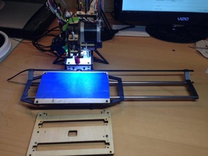 printrbot simple x-axis gt2 belt extension 3d printer parts 3d print model - Mito3D
