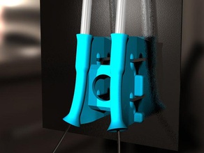 replicator 2x filament dust filter 3d printer accessories rep2x 3d print model - Mito3D