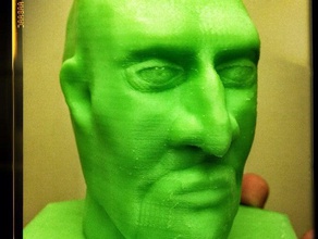 henchman head sculpt creatures sculptris 3d print model - Mito3D