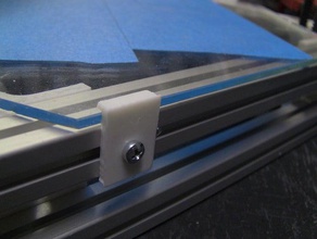 kossel mini printbed de vidrio ficha 3d la impresora accesorios Impresora 3d print model - Mito3D