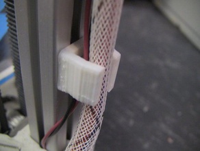 kossel mini paso a el arnés de cable clip 3d la impresora accesorios 3d print model - Mito3D
