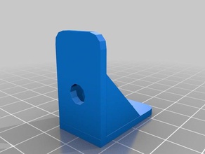 my customized shelfdrawer bracket replacement parts 3d print model - Mito3D