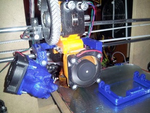 fan holder prusa i3 rework 3d printer parts 3d print model - Mito3D