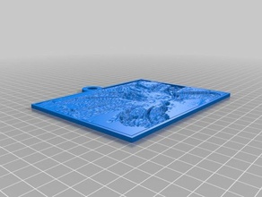 hermerocallis 13layer 0p2 2d sanat özelleştirilmiş 3d print model - Mito3D