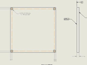 reformaté dessin plus épais chauffée créer une plate-forme 3d de l'imprimante pièces 3d print model - Mito3D