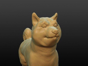 wow donc l'objet 3d doge remix les créatures 3d print model - Mito3D