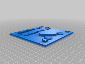 jazmyn birthday card other 3d print model - Mito3D