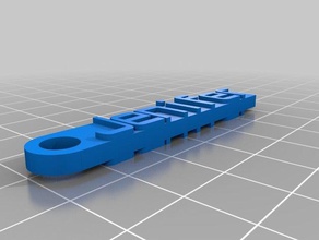 minha mensagem personalizada keychain2 organização 3d print model - Mito3D