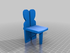 chairwooden chairfurniture model 3d print model - Mito3D