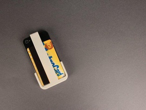 iphone money clip accessori portafoglio 3d print model - Mito3D