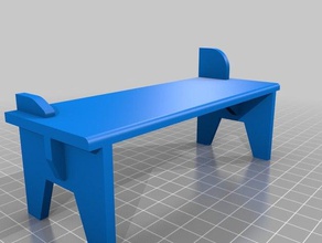 combination tabledesk model furniture 3d print model - Mito3D