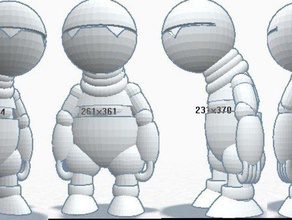 marvin paranoid android versión en película modelo los robots deprimido 3d print model - Mito3D