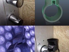 pharo shower panel skyline leverage knob bathroom 3d print model - Mito3D