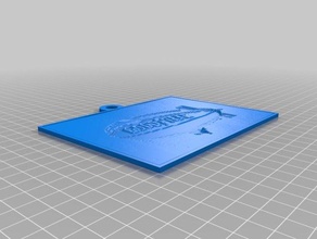 goodyear blimp 2d art customized 3d print model - Mito3D