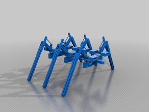 mobile robot hexápodo diy 3d print model - Mito3D