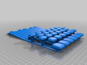 piggyback piano janko adaptor music keyboard logical wholetone system whole tone 3d print model - Mito3D