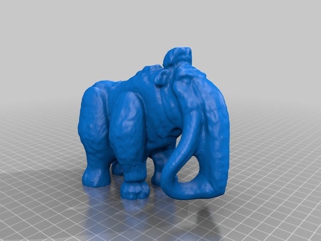 manfred edad de hielo exploraciones las réplicas makerbotdigitizer 3D print model - Mito3D