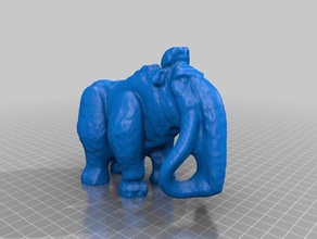 manfred ice age scans replicas makerbotdigitizer 3d print model - Mito3D