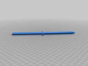 my customized knitting needles size 10 us 6mm household supplies 3d print model - Mito3D