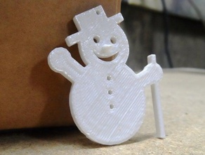 snowman remix nose other 3d print model - Mito3D