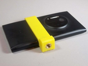 nokia lumia 1020 tripod mount camera 3d print model - Mito3D