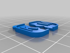 squarefriendshipcharm Schmuck angepasst 3d print model - Mito3D