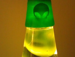 alien lava lamp topper other openscad pla useful 3d print model - Mito3D
