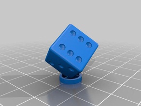loaded dice 3d print model - Mito3D