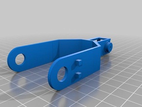 fixed robot arm mg995 micro v2 mg955 servo base electronics 3d print model - Mito3D