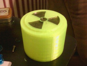 nuclear recipiente de armazenamento contentores 3d print model - Mito3D
