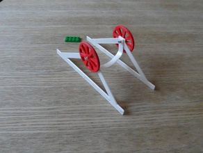 simple d'atterrissage modèle rc avion des véhicules landinggear 3d print model - Mito3D