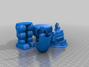 yeni İtalya robbie robot oyuncaklar oyunlar 3d print model - Mito3D