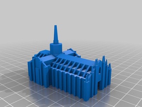 duomo di milano binalar yapılar mimarlık Katedral tasarım haftası taslak wefab wilcox 3d print model - Mito3D