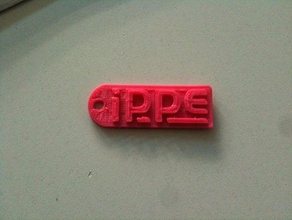 ippe key chain keychains thing-o-matic 3d print model - Mito3D