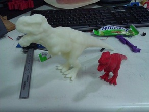 tyrannosaurus rex les jouets jeux dino dinosaure trex 3d print model - Mito3D