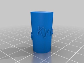 pencilnametag - Zubehör angepasst 3d print model - Mito3D