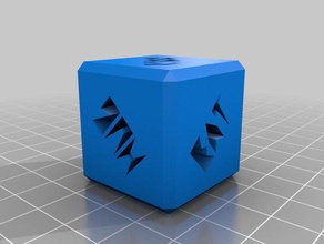 dicewithtext angepasst 3d print model - Mito3D