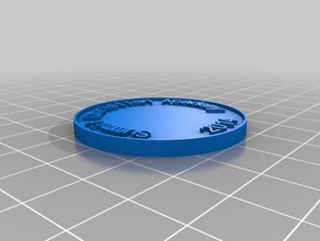 sca ab token coins badges customized 3d print model - Mito3D