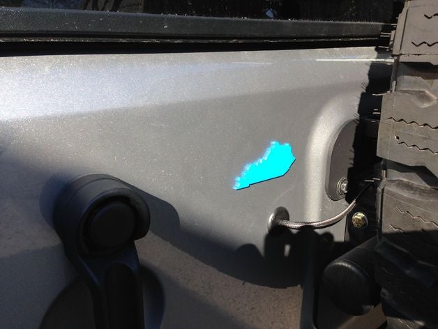 2014 jeep plug ky emblem automotive 3D print model - Mito3D