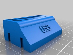 usb stick houder organization customized 3d print model - Mito3D