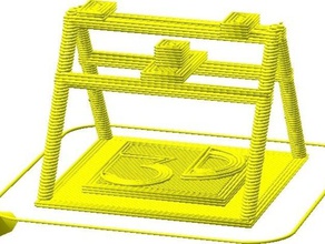 mini-prusa mendel-Maskottchen openscad parametric Zeichen logos 3d print model - Mito3D