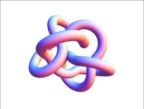 kompozit düğüm 3 1 4 matematik link fiziksel sıkı bir 3d print model - Mito3D