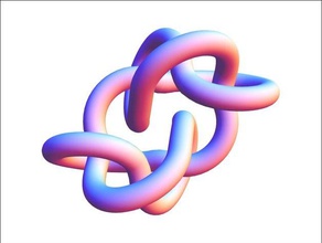 kompozit düğüm 4 1 matematik link fiziksel sıkı bir 3d print model - Mito3D