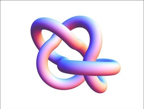 asal düğüm 5 2 matematik link fiziksel sıkı bir 3d print model - Mito3D