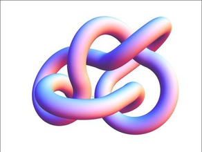 prime link 6 2 3 math Knoten physischen knot festen 3d print model - Mito3D