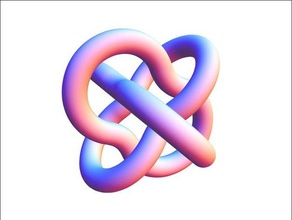 le premier lien 6 3 2 les mathématiques nœud physique noeud serré 3d print model - Mito3D