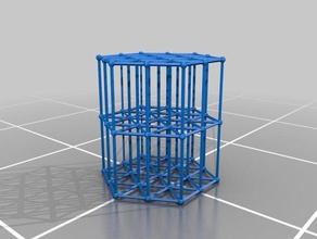 meu personalizados cristalline estrutura a física astronomia 3d print model - Mito3D