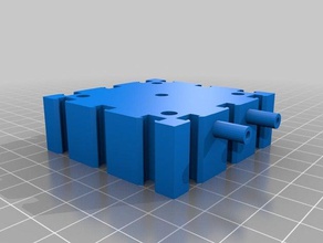 rotatif pneumatique vanne de commutation bricolage 3d print model - Mito3D